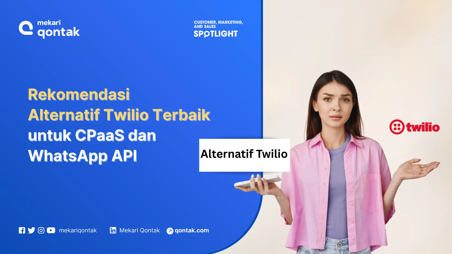 Alternatif Twilio Terbaik untuk CPaaS dan WhatsApp API