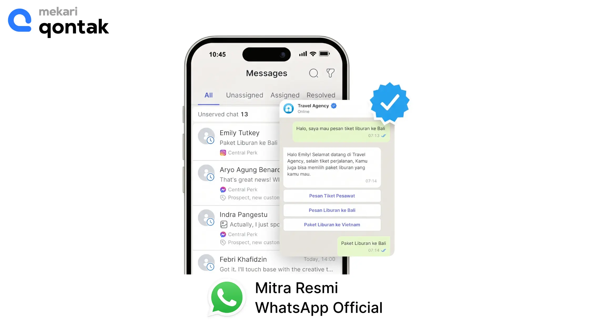 Daftarkan Bisnis Anda ke Business Solution Partner WhatsApp