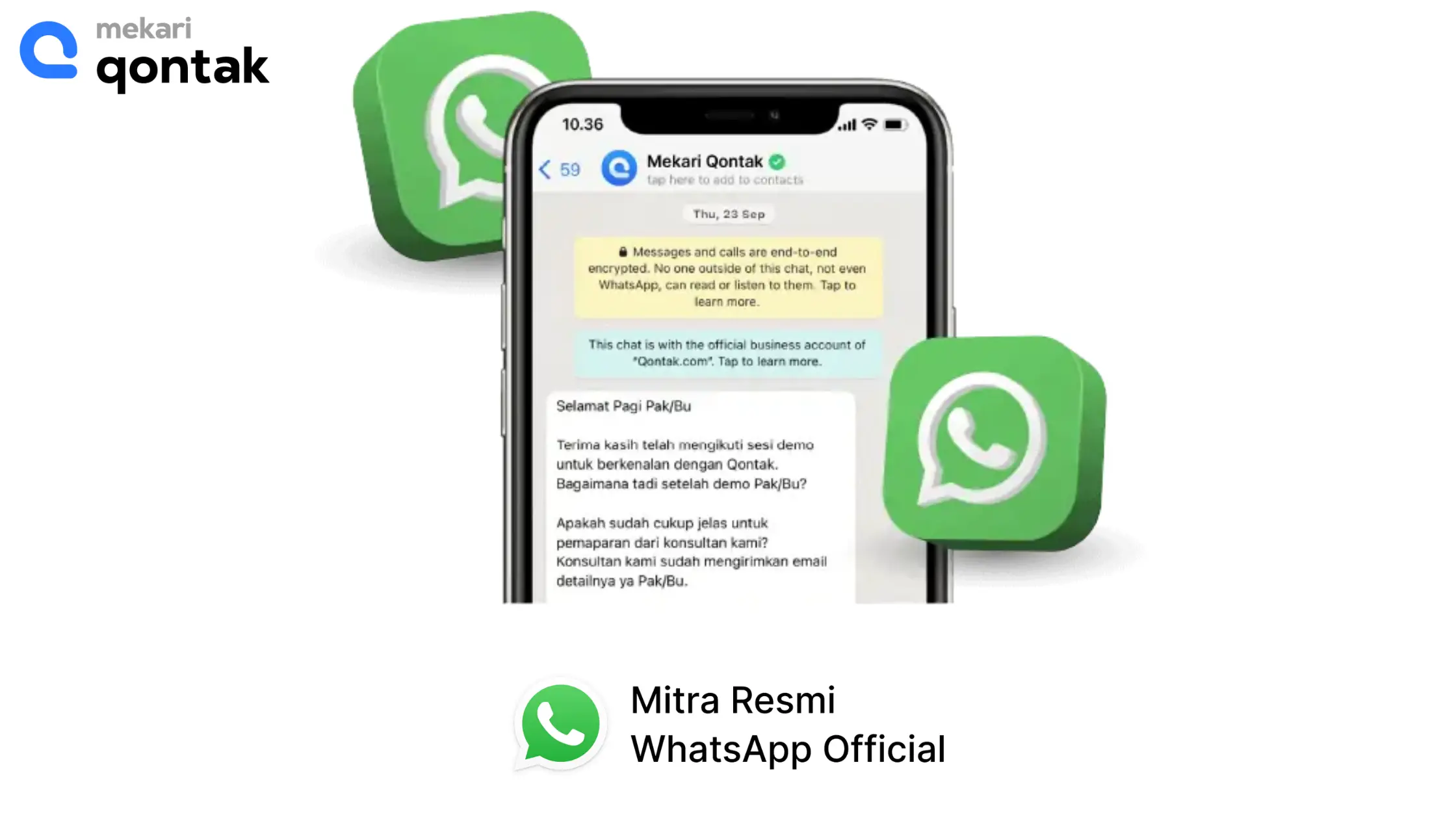 2. Daftarkan Akun Anda ke WhatsApp Business Solution Provider