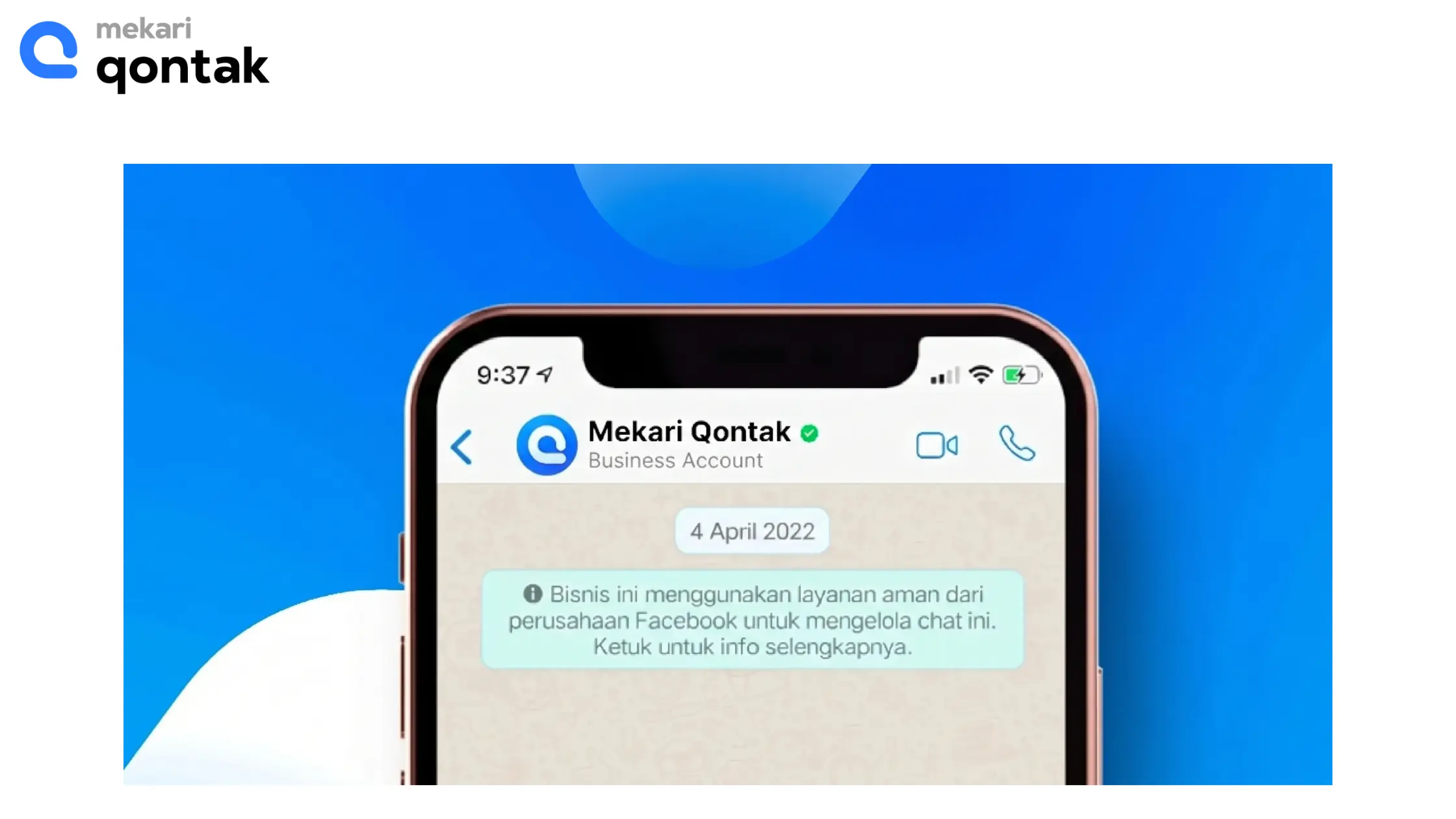5. Tunggu Tanda Centang Hijau (Verified Badge) Muncul pada Akun WhatsApp Bisnis Anda