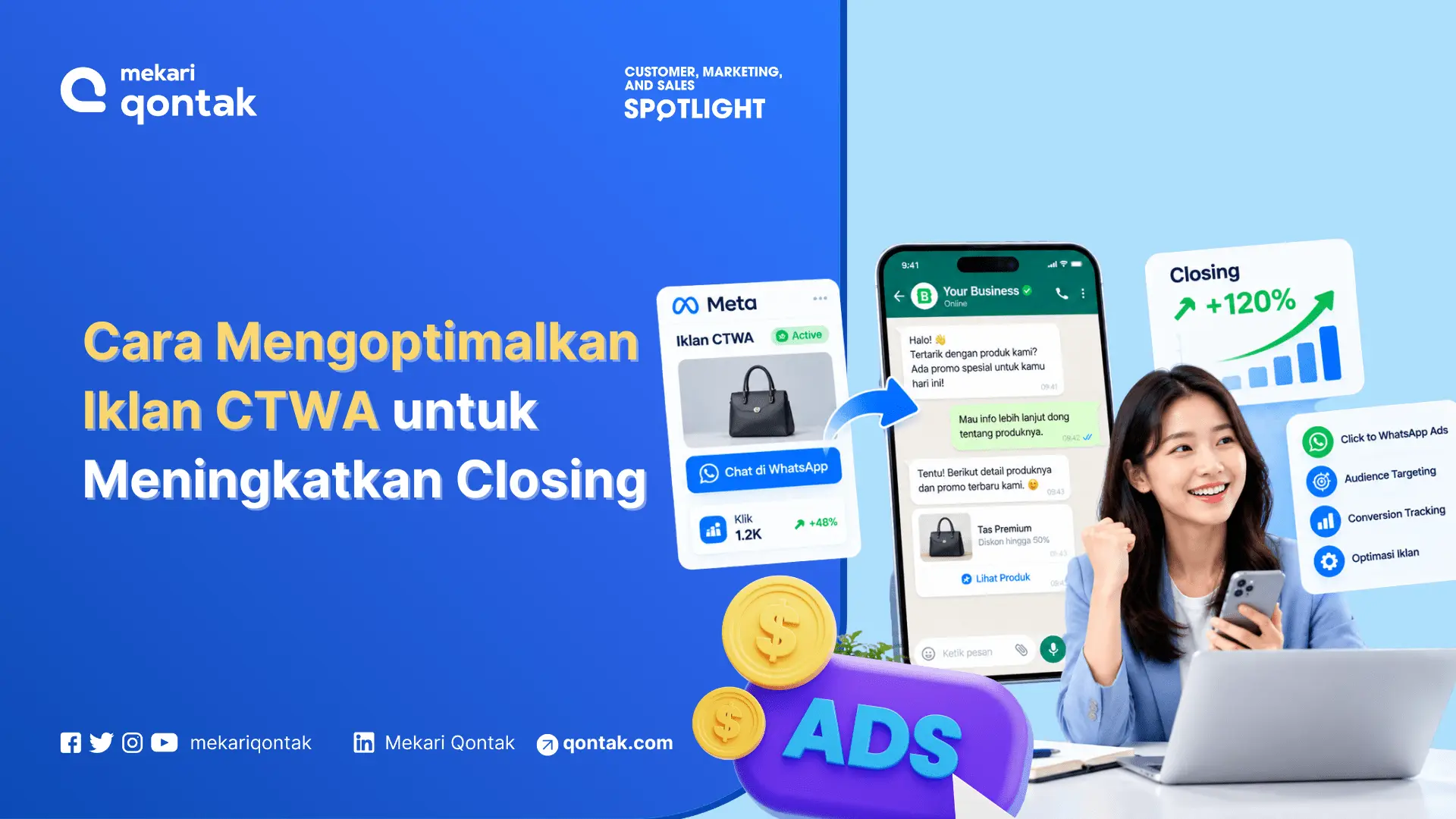 Cara Mengoptimalkan Iklan CTWA untuk Meningkatkan Closing